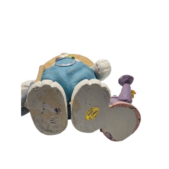 Vintage Easter Bunnies Mr & Mrs. Rabbits & Decorative Easter Eggs - Picture 8 of 12